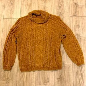 Beautiful Mustard Turtleneck